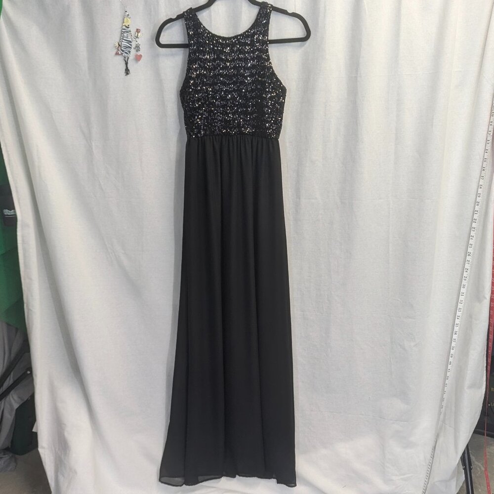 Pink Blush Size Small Black Maxi Dress
